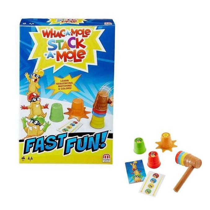 Mattel Fast Fun Whac A Mole Stack A Mole