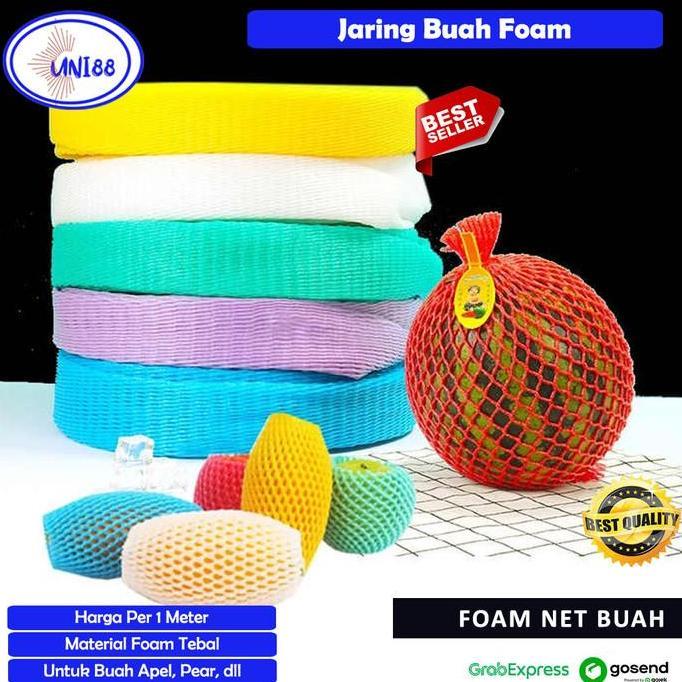 Jaring Foam Net Buah Busa Pembungkus Apel Jeruk Pear Pir Polynet Sayur