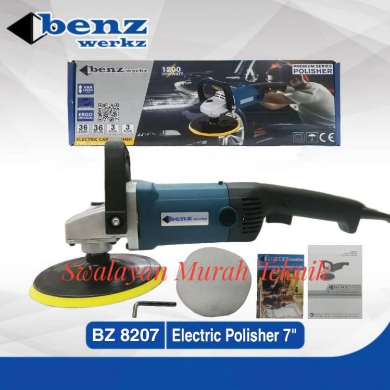 MESIN POLES CAT MOBIL 7" BENZ BZ8207 POLISHER 7 INCH VARIABLE SPEED