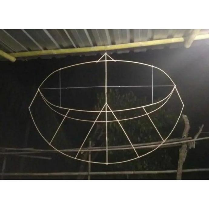 kerangka layangan gapangan 1 meter - Ludoyo