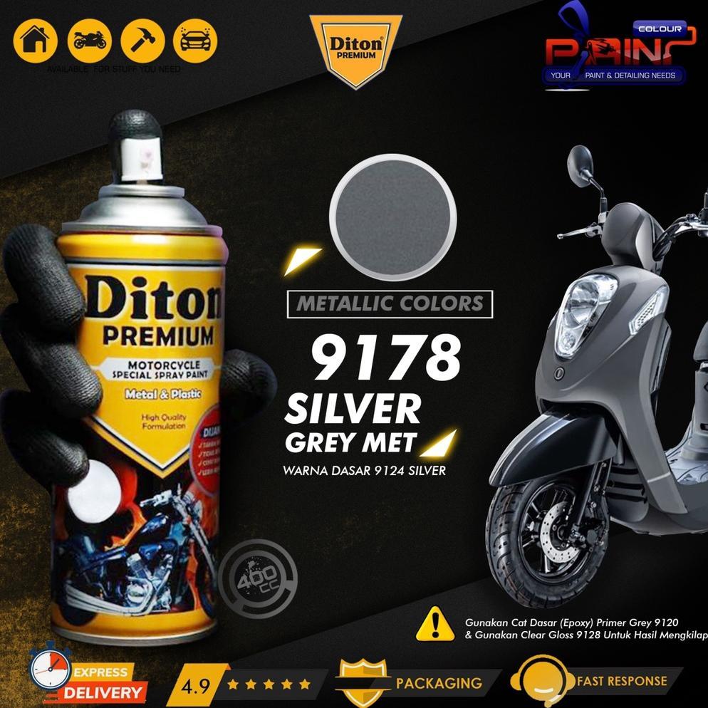 Diton PREMIUM 9178 Silver Grey Met Cat Semprot
