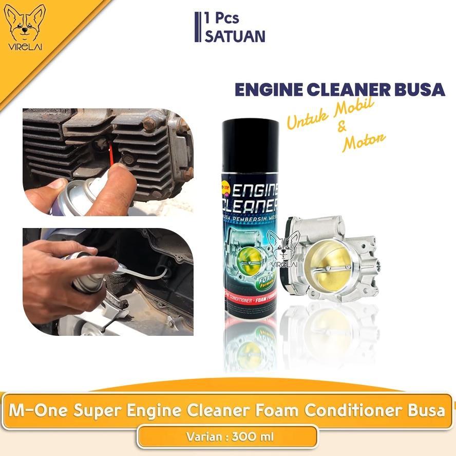 [300 ml] Super Engine Busa / Throttle Body / Foam Conditioner Cleaner Mobil & Motor [M-One]
