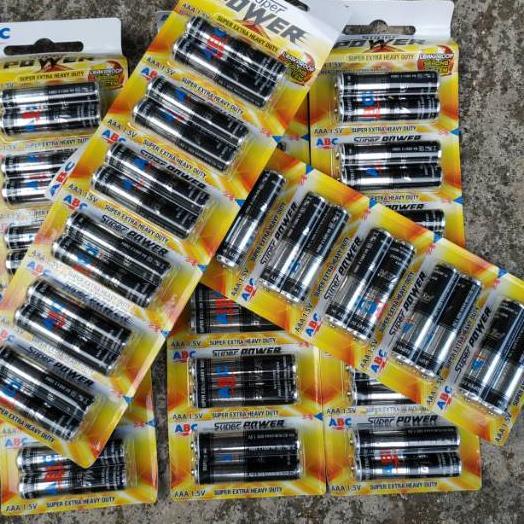 Baterai Abc Aaa Super Power 12Pcs - Abc Super Power