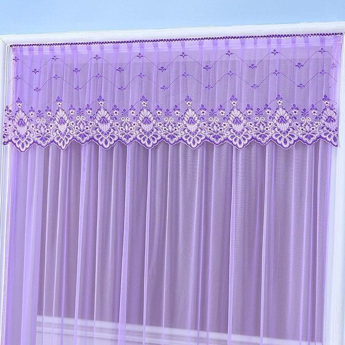 Tirai Vitrase Rampel Transparan/Tirai Unik/Tirai Pintu/Dekorasi Kamar Serbaguna