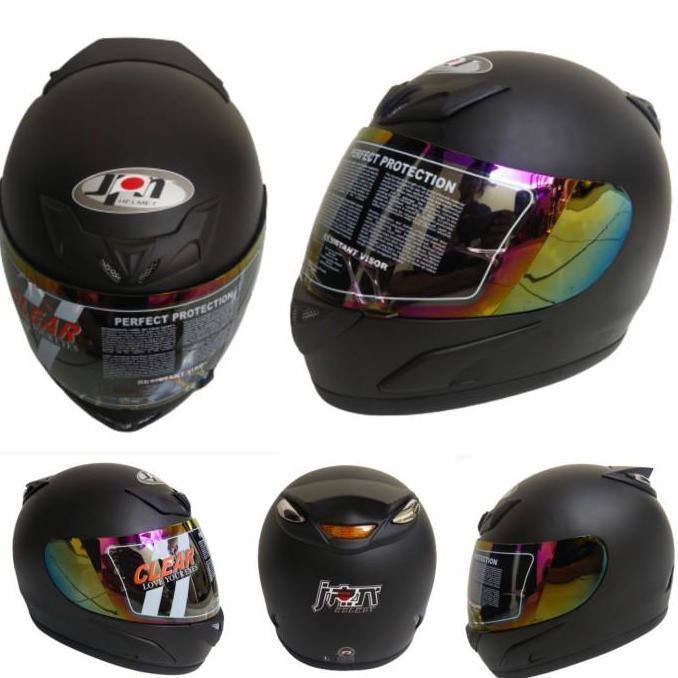 helm JPN fullface hitam dop