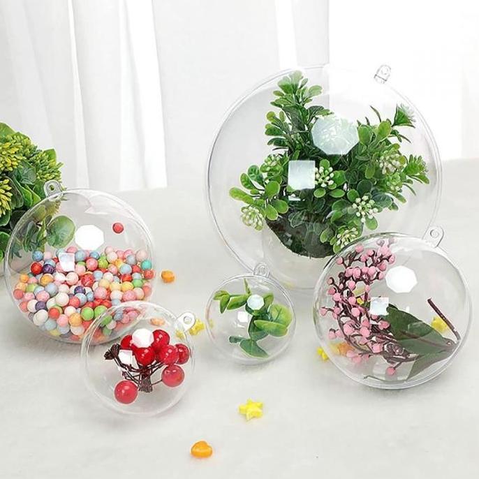 Bola Akrilik Transparan Acrylic Ball Bening CECE FAVOR Baubles Full