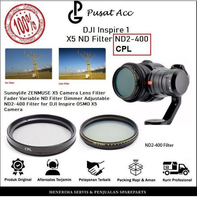 Dji Inspire 1 / Osmo ( Zenmuse X5 ) Lens Filter Cpl
