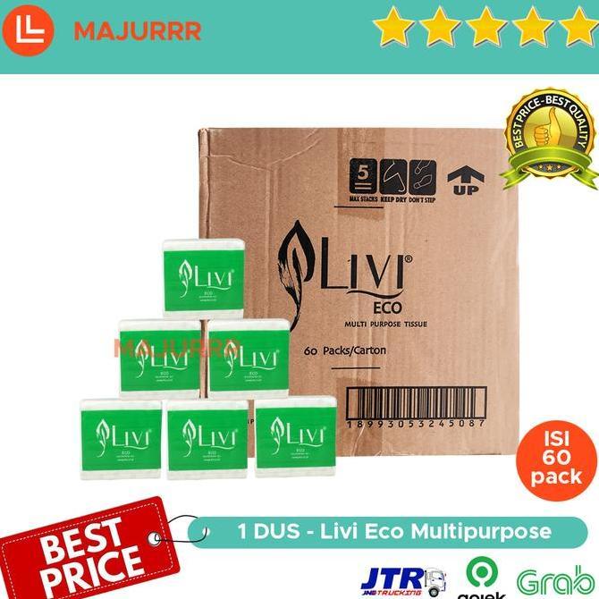 Clxs- Grosir Tissue Livi Multipurpose 150 Sheet / 1 Dus / Karton Isi 60 Pack