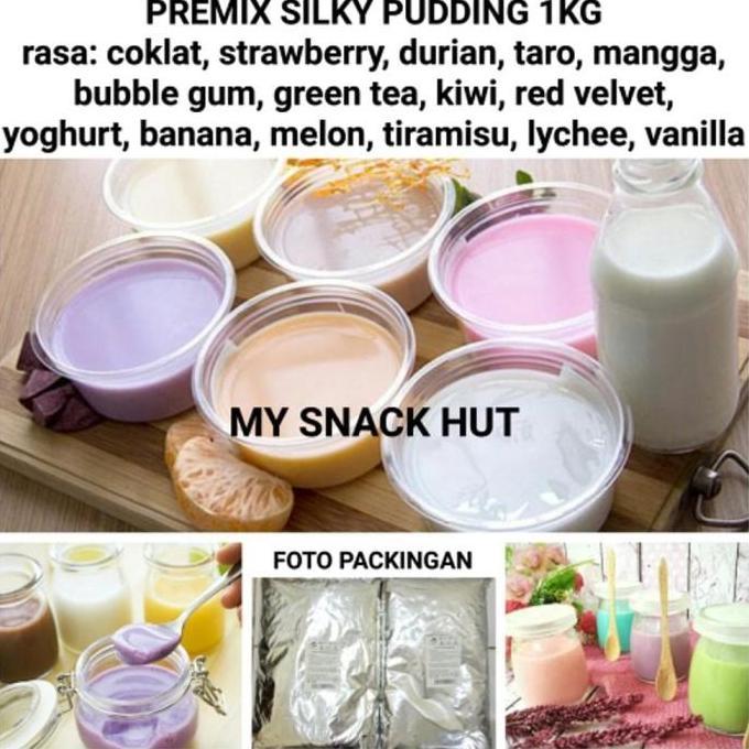 PREMIX SILKY PUDDING 1KG - BUBUK SOFT PUDDING - BUBUK SILKY PUDDING