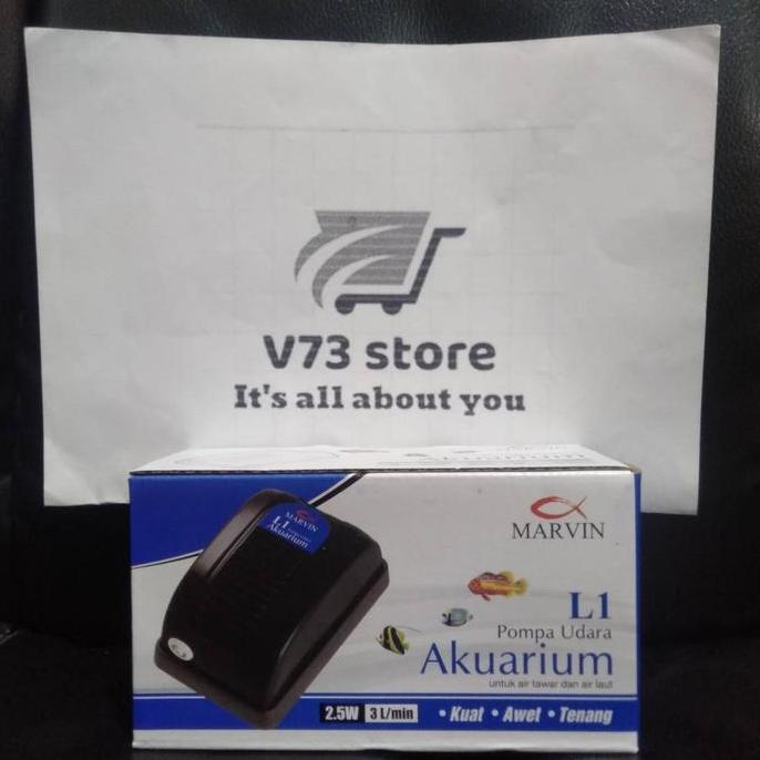 Yujitaro- L1 Marvin Airpump 2.5 Watt Aerator 1 Lubang Aerator Aquarium