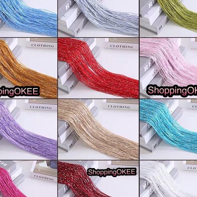 Tirai Benang Gliter /Tirai Dekorasi/Tirai Benang/Tirai Pintu/Tirai Unik/Tirai Dekor