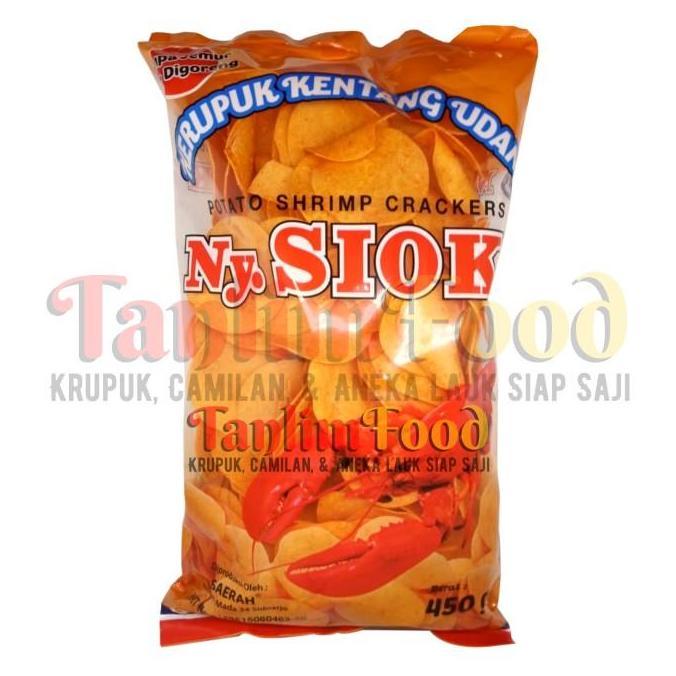 Ny. Siok - Krupuk Kerupuk Kentang Udang Mentah 450gr