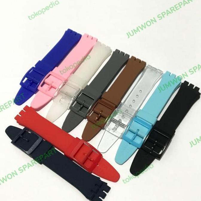 SWATCH RUBBER STRAP TALI JAM TANGAN SWATCH KARET RUBBER TERMURAH
