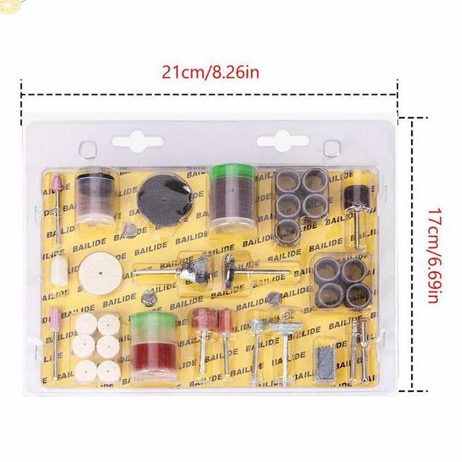 Powerx- Mata Bor 105Pcs Tuner Cuner Mini Cutting Wheel Mata Gerinda Mini Poles