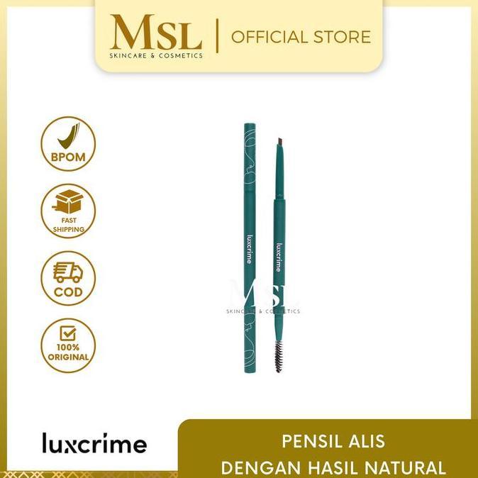 HOT DEAL - LUXCRIME Slim Triangle Precision Brow Pencil - Luxcrime Pensil Alis