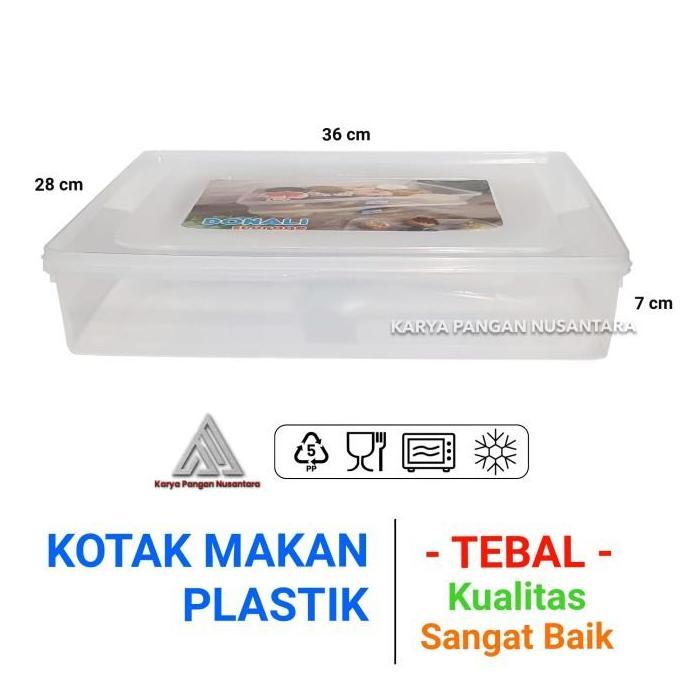 KOTAK MAKAN PLASTIK 5500 ML KOTAK DONAT BOX PLASTIK BESAR KUE DONAT
