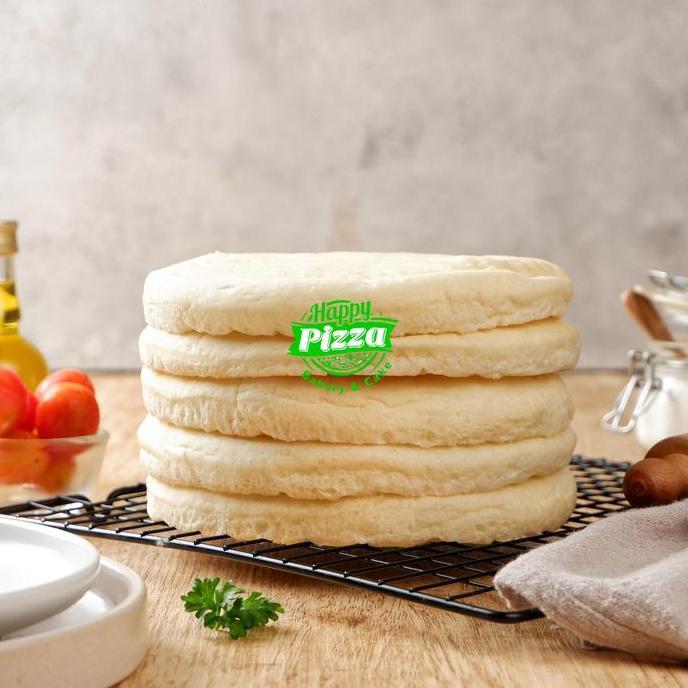 Glow- Base Pizza 15 Cm Isi 5 - Dough Pizza - Roti Pizza - Adonan Pizza