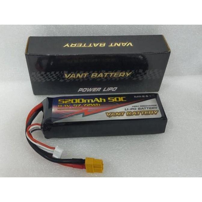 Vant 5200Mah 11.1V 50C Soft Case Lipo Battery