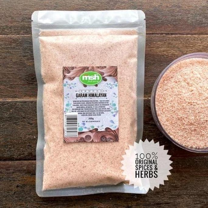 Master- Garam Himalayan 200Gr , Himalayan Salt Asli , Himalayan Salt Premium , Asli Himalayan Salt