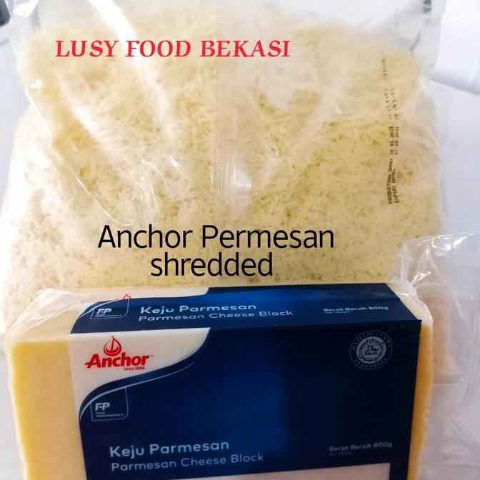 Maxmilt- Keju Parmesan Anchor Parmesan Shredded/Parut Halal