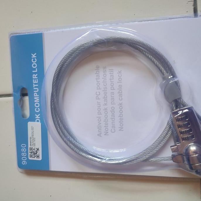 Kensington Lock Kunci Laptop Kombinasi Angka Number