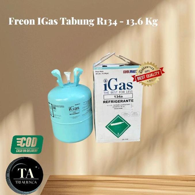 Super Sale, Freon Igas Tabung R134 - 13.6 Kg Untuk Ac Mobil Dan Kulkas