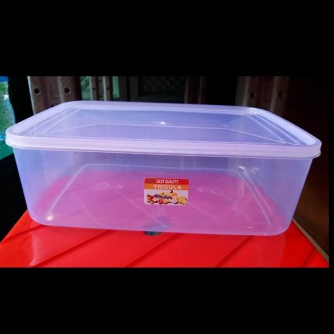 Box Kotak Plastik Makanan Kue Donat Trisula 3500ml
