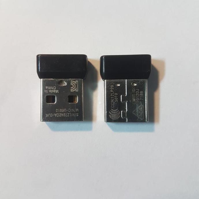Dongle USB Adapter Receiver Wireless Untuk Mouse Keyboard Logitech