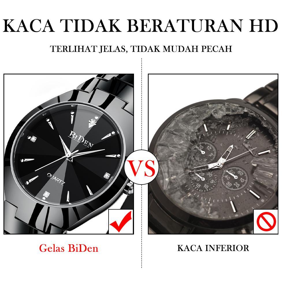 hemat biden jam tangan couple anti air mode santai kuarsa jam tangan pria jam tangan wanita