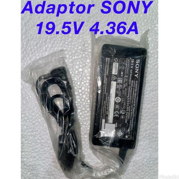 New Adaptor TV SONY 19.5V 4.36A Ori - Adaptor SONY 19.5 Volt 4.36 Ampe