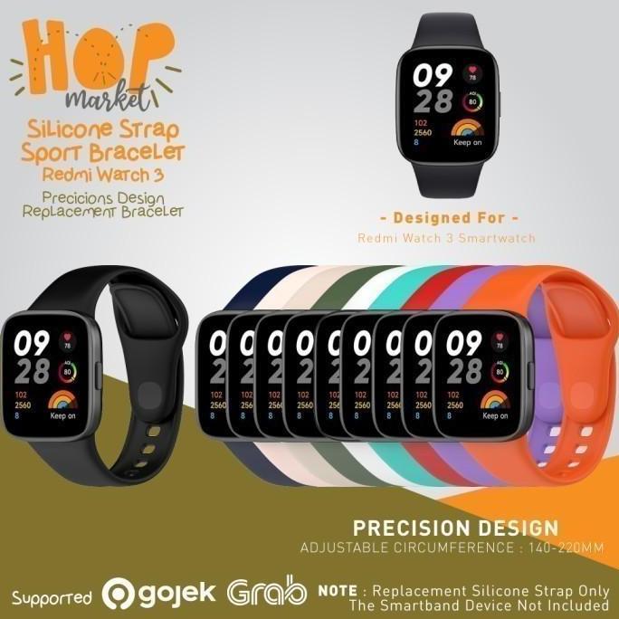 Silicone Strap Tali Jam Silikon Rubber for Redmi Watch 3 Mi Watch3