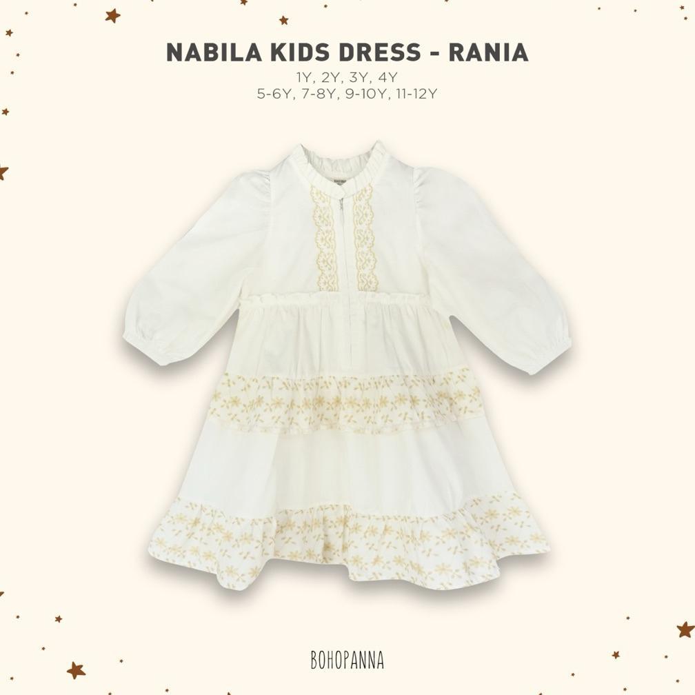 KUALITAS SUPER BOHOPANNA - RAYA COLLECTION 2026 NABILA KIDS DRESS GAMIS HIJAB ANAK BOHOPANNA BOHO PA
