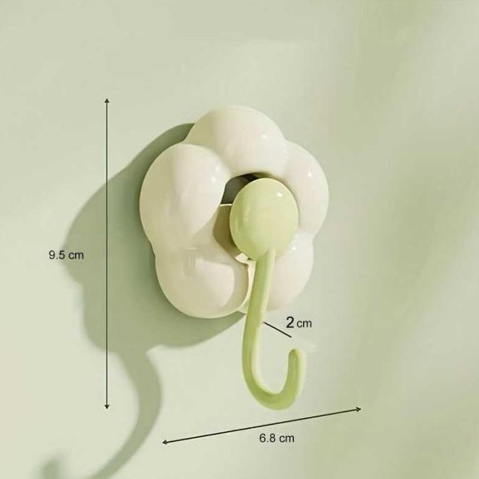 NAUMI Gantungan Dinding Suction Cup Hook Model Sunflower