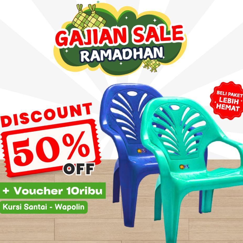 Wapolin Kursi Santai Kursi Plastik Kursi Taman Kursi Santai Plastik Kursi Teras - Kursi Santai Nyama