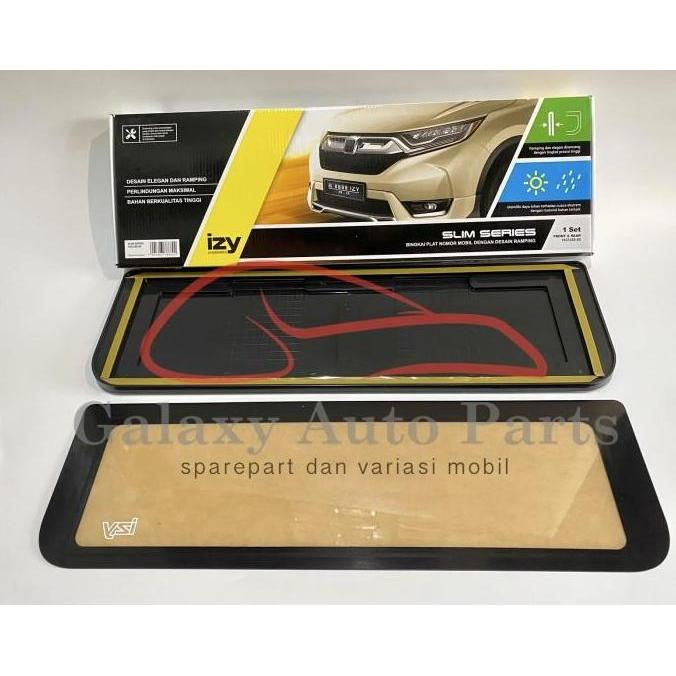 Tempat dudukan plat pelat nomor mobil pakai mika