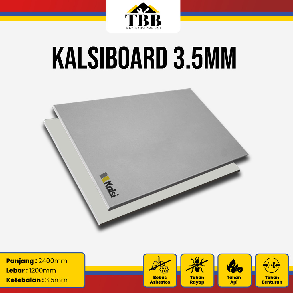 Papan Semen Kalsiboard 3,5mm
