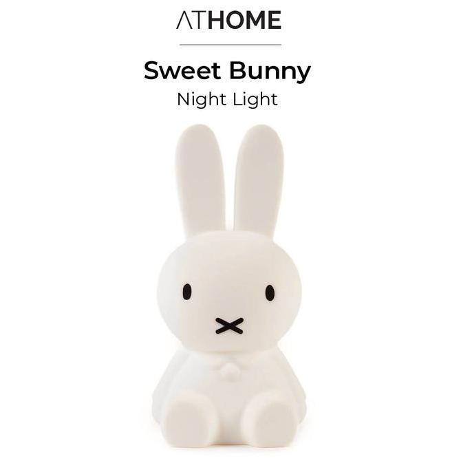 ATHOME SWEET BUNNY Night Light / Lampu Tidur LED Kamar Anak Lucu Pakai Remot CM