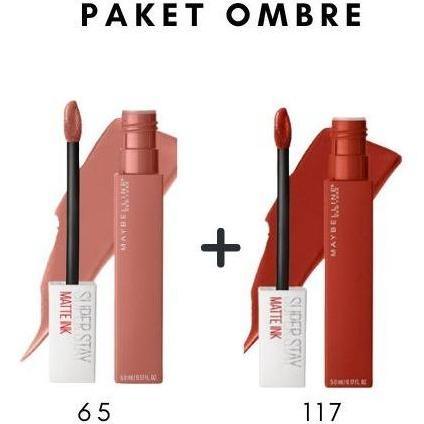 Lipcolor- Maybelline Superstay Matte Ink Paket Ombree Matte Ink
