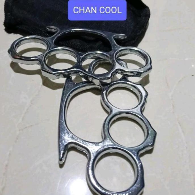 Besi Baja Knuckle Gold GTA PES Knakel Knukel Kerling Tinju Boxing Samsak dengan Sarung Kain Nylon Hi