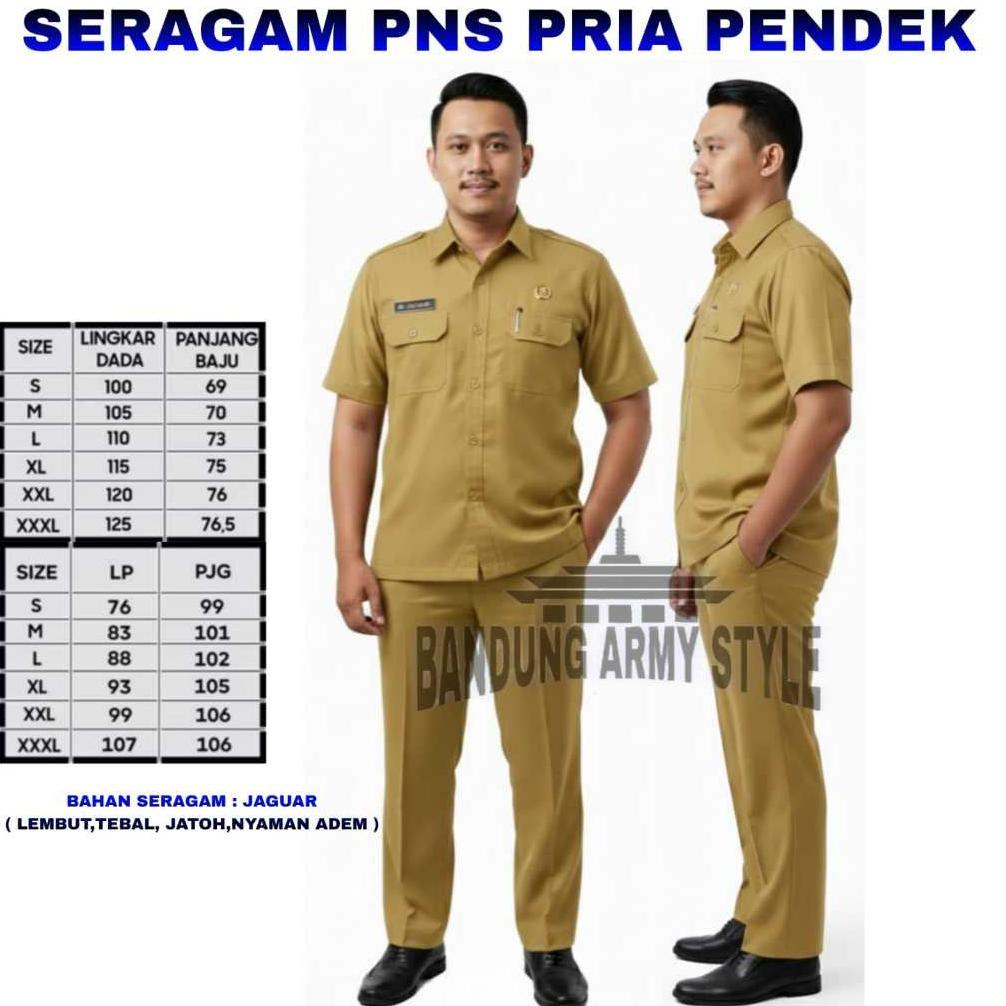 Bagus Seragam Pns Pemda Pria Baju Pdh Pegawai Negeri Seragam Asn Baju Guru Pns Pemda Baju Dinas Mura