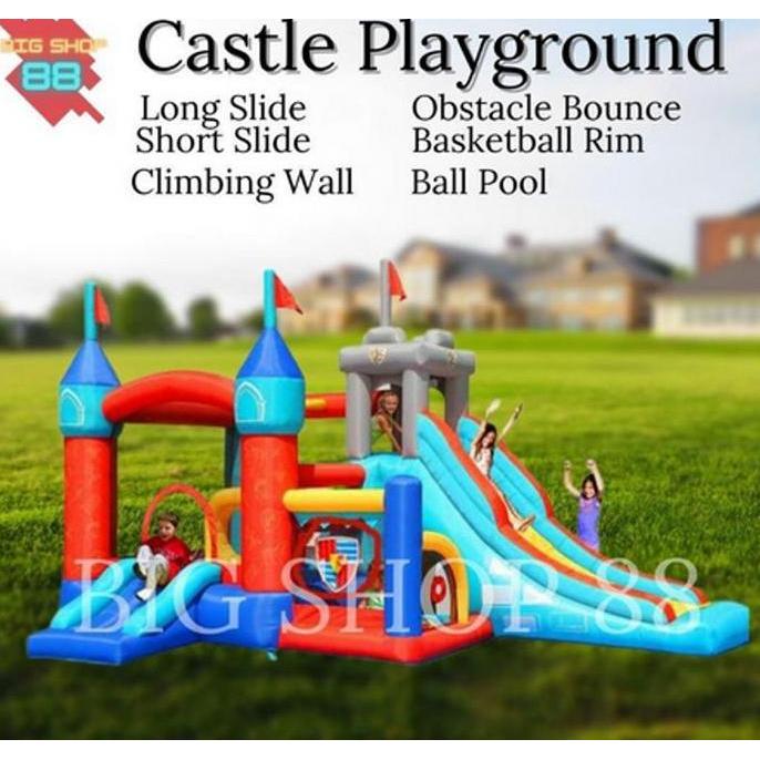 Rumah istana balon inflatable toys bouncy castle mainan balon anak