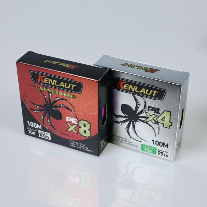 Mantap- Kenlaut Fishing Line Tali Pancing X4 X8 100M Senar Pancing Kuat Super Kuat & Tahan Bahan Pe