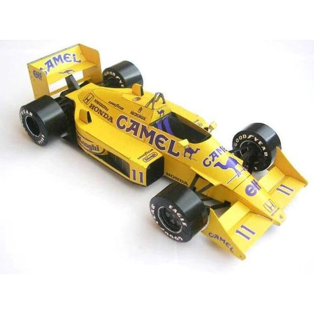 DIY Papercraft F1 Lotus 99T (DIY=Kertas)