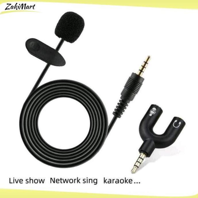MIC EXTERNAL MIC HP LAPTOP HANDPHONE KOMPUTER 3,5 M EKSTERNAL
