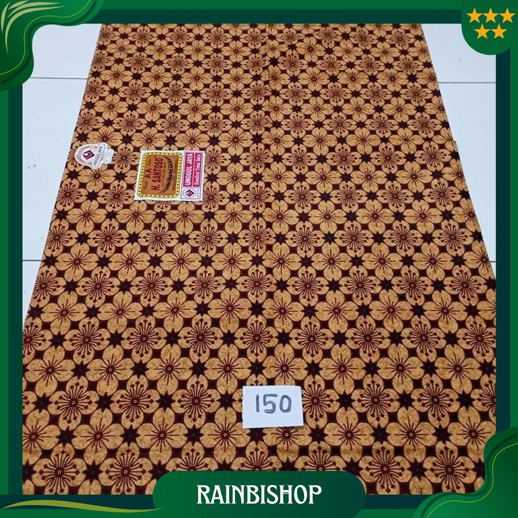 Kain Batik H Santoso AA Unggul Jaya | Batik Sogan Motif Sidomulyo Parang Kusumo Mukti GBM Promo