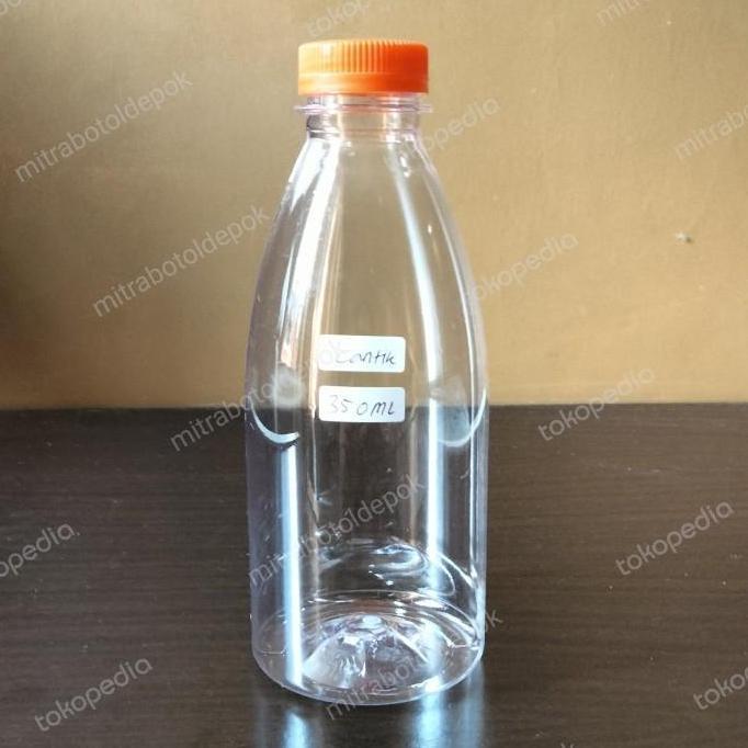 Botol Cantik 350ml / Botol Plastik 350ml / Botol Valencia SN - Eceran