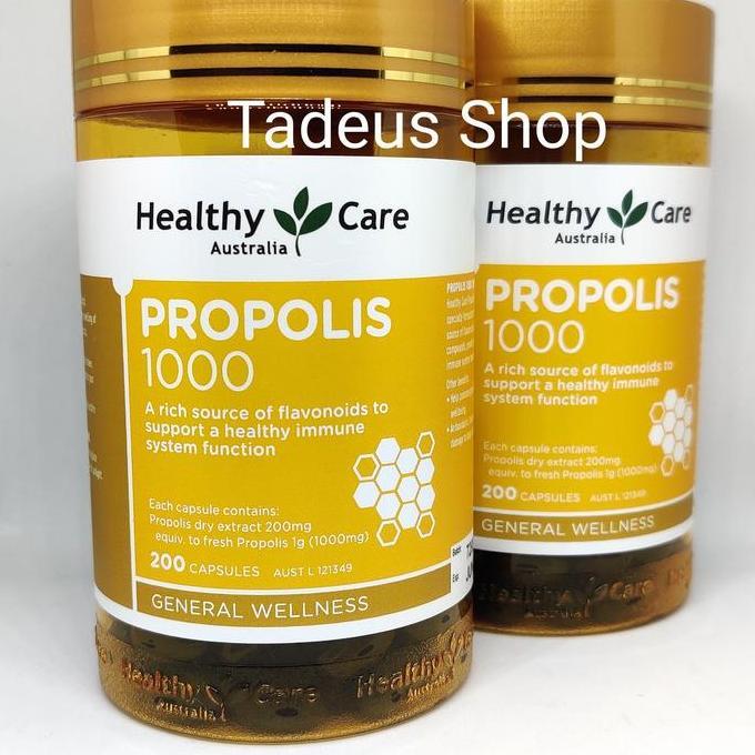 NEW HEALTHY CARE PROPOLIS 1000MG 200 KAPSUL TABLET ORI