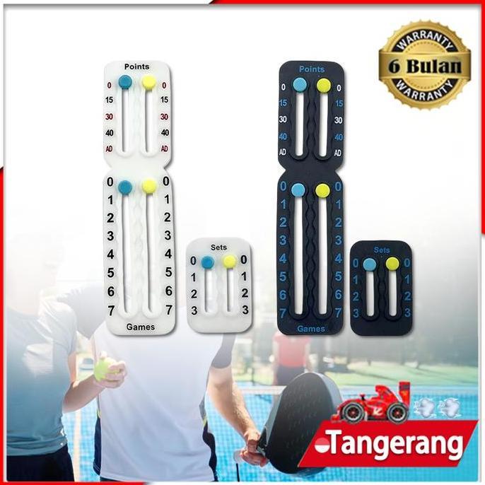 MRIKI Score Raket Tenis / Paddle Score Counter / Tennis Racket Scorekeeper