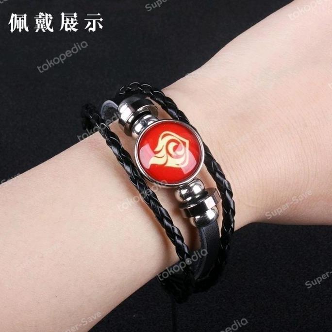 Sfp- Genshin Impact Vision Bracelet Gelang Glow In The Dark