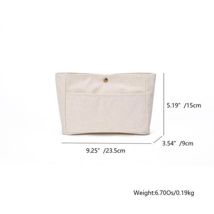RPG Canvas Bag Organizer - Organiser Inner Dalaman Tas Dalaman Tas Magnet Clip